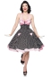 Preview: Belsira Polka Schwingkleid - Rosa