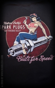 Rumble59 Shirt Hot Rod Betty - Spark Plugs