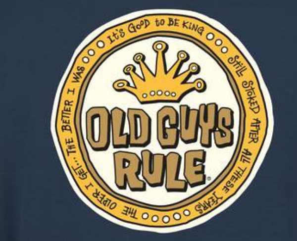 Old Guys Rule - Coin Logo - blau - Shirt